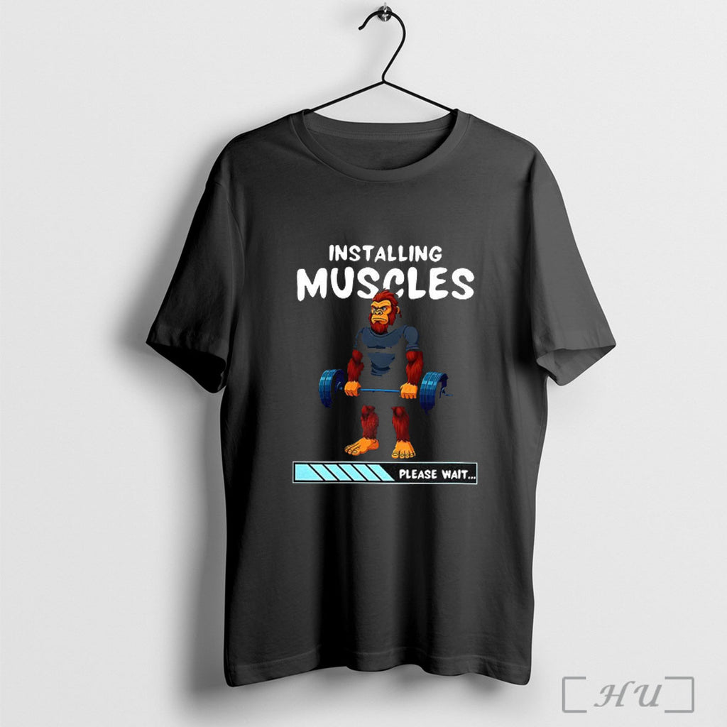 Officials Bigfoot Installing Muscles Mystical Creatures T Shirt