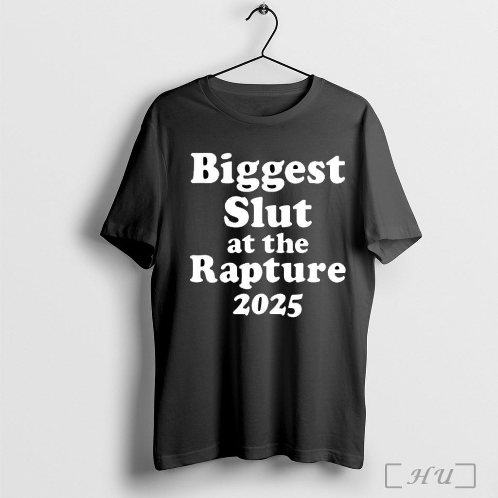 Officials Biggest Slut At The Rapture 2025 T Shirt
