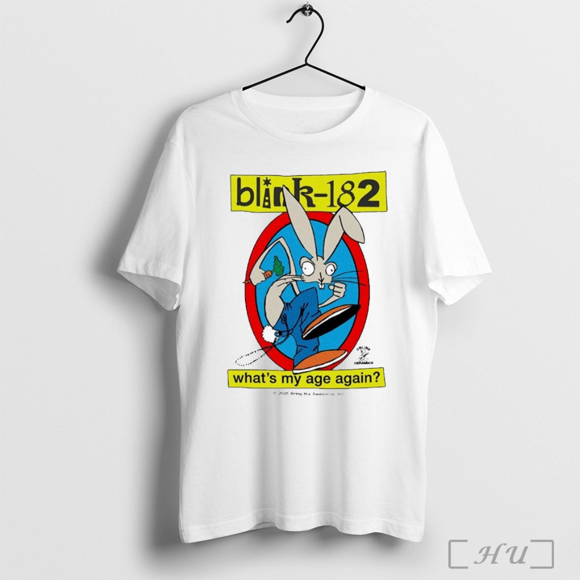 Officials Blink 182 Whats My Age Again Bunny T Shirt