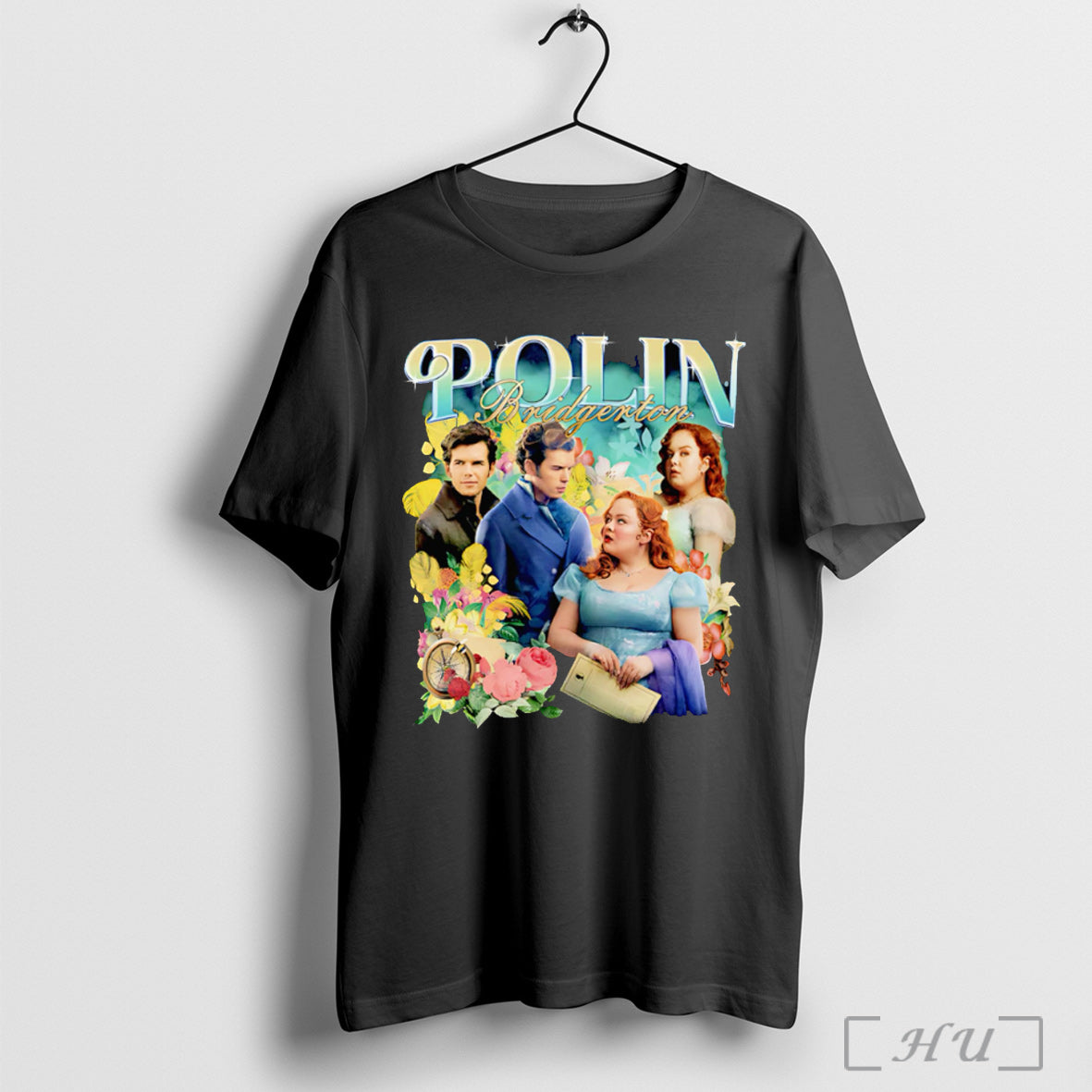 Officials Bridgerton Polin Flower Graphic T Shirt