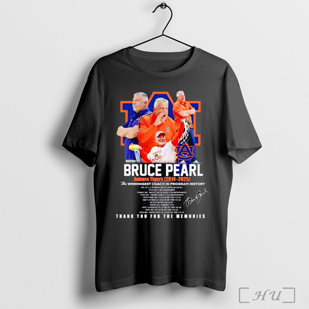 Officials Bruce Pearl The Winningest Coach In Program History T Shirt