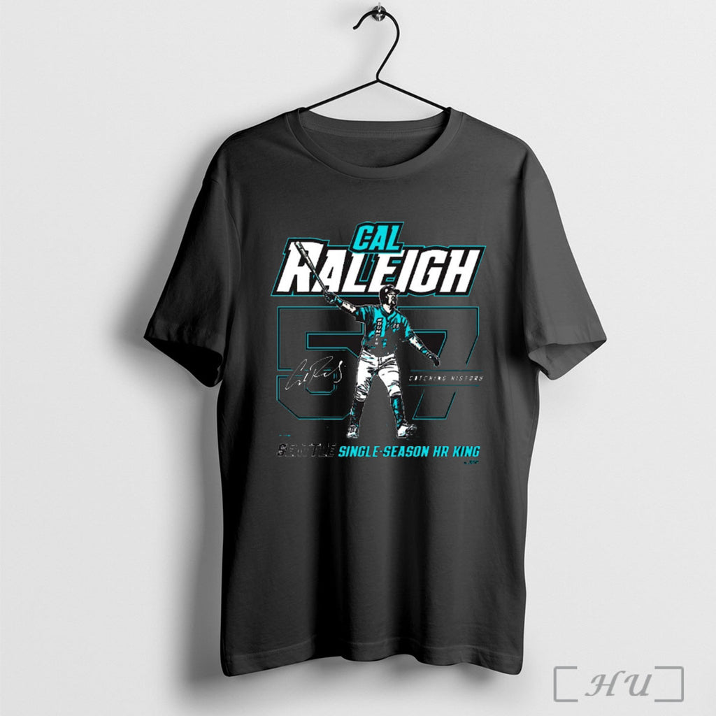 Officials Cal Raleigh 57 Catching History Seattle Home Run Record Single Season Hr King Seattle