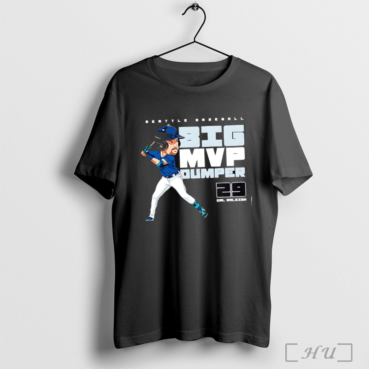 Officials Cal Raleigh Big Dumper Seattle Mvp Cartoon T Shirt
