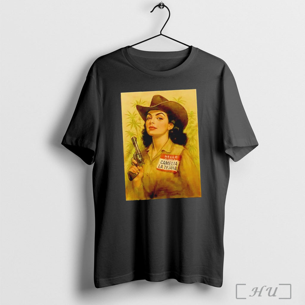 Officials Camelia La Tejana Cowgirl T Shirt