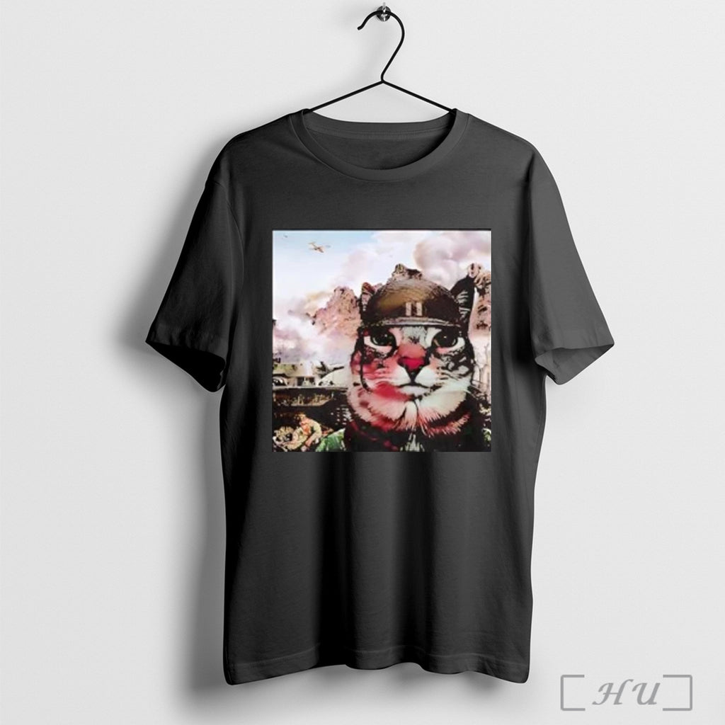 Officials Cat Two Thousand Yard Stare T Shirt