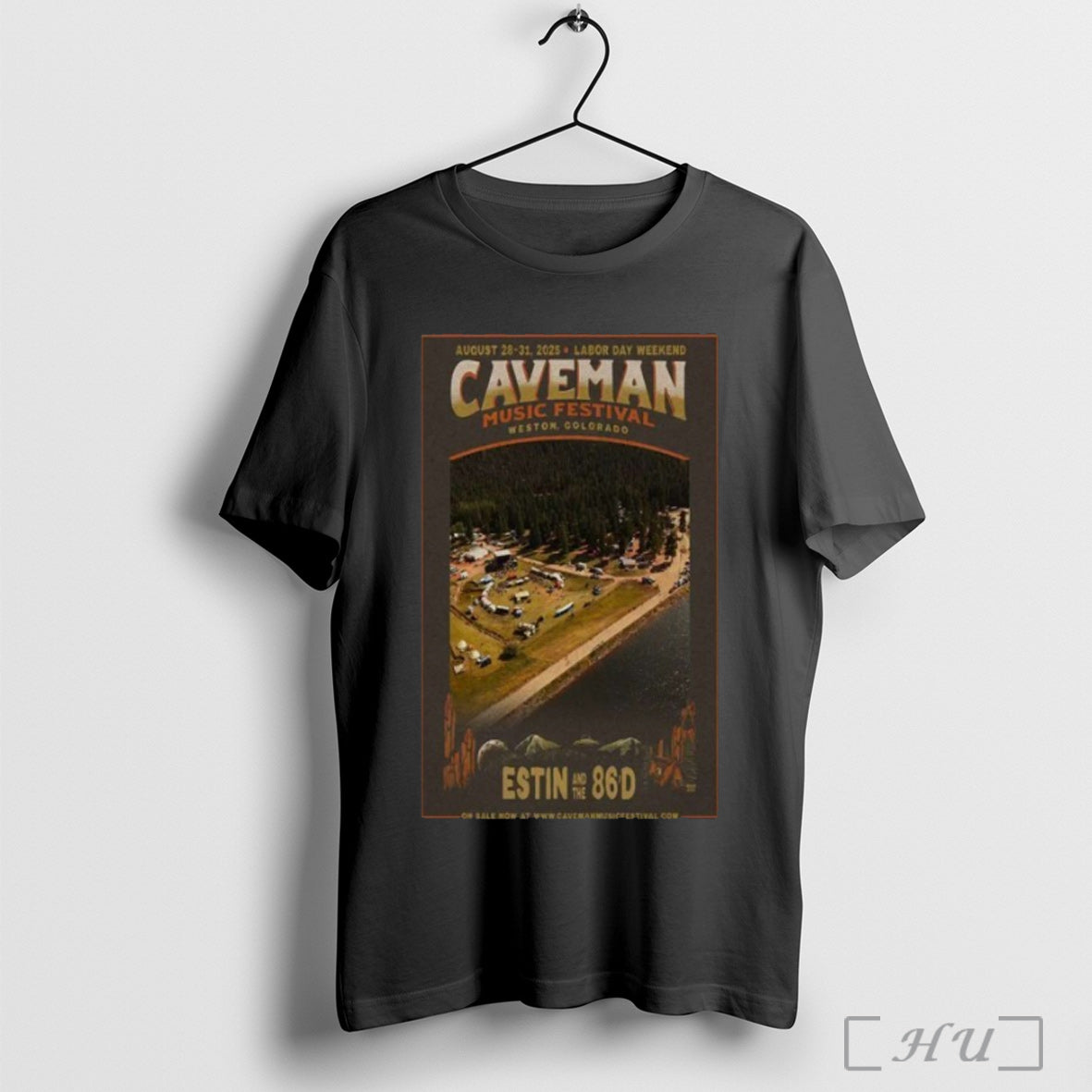 Officials Caveman Music Festival Aug 28 31 Weston Co 2025 T Shirt