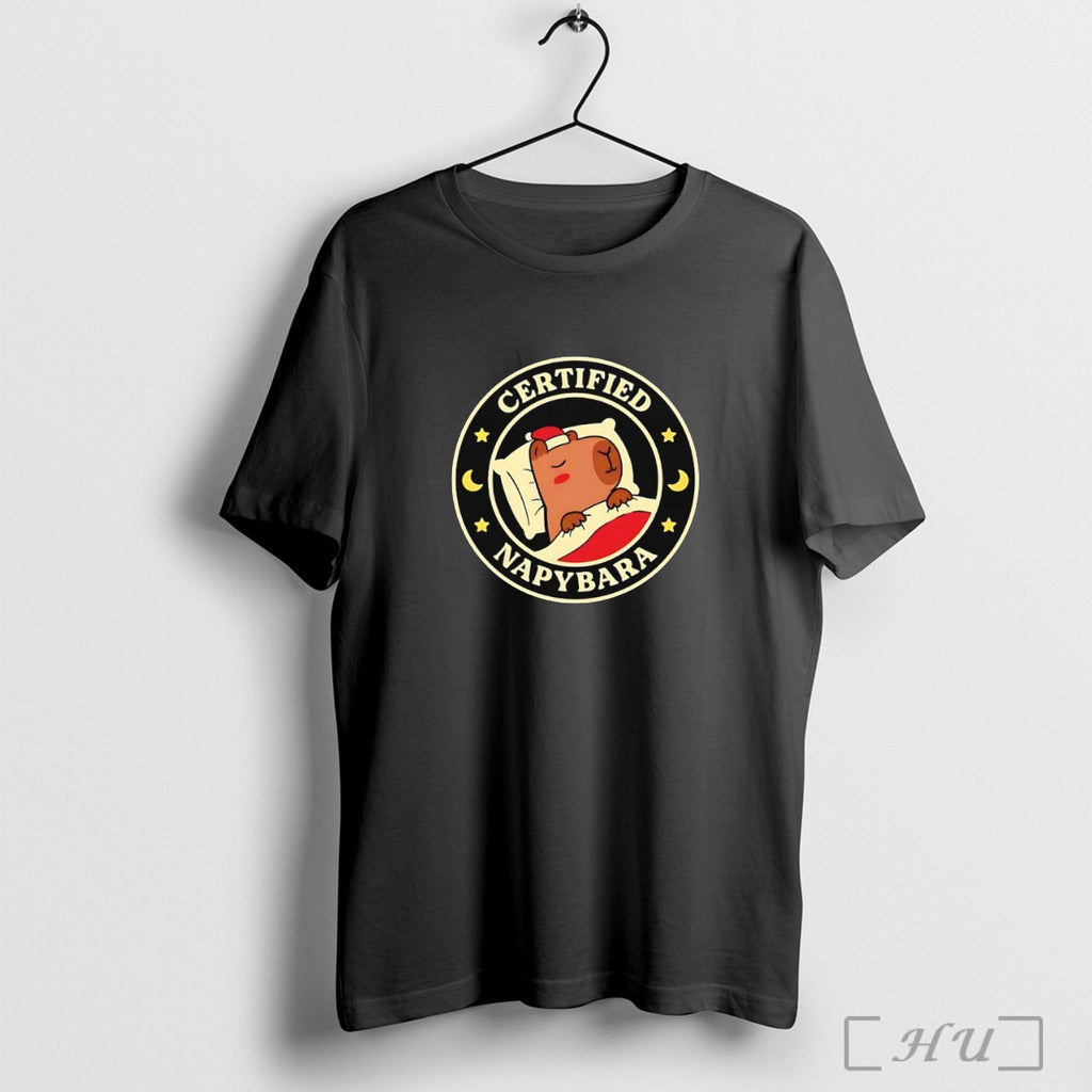 Officials Certified Napybara Sleep T Shirt