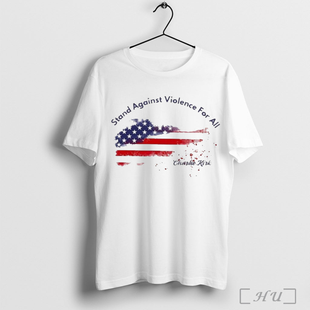 Officials Charlie Kirk Womens Stand Against Violence For All T Shirt