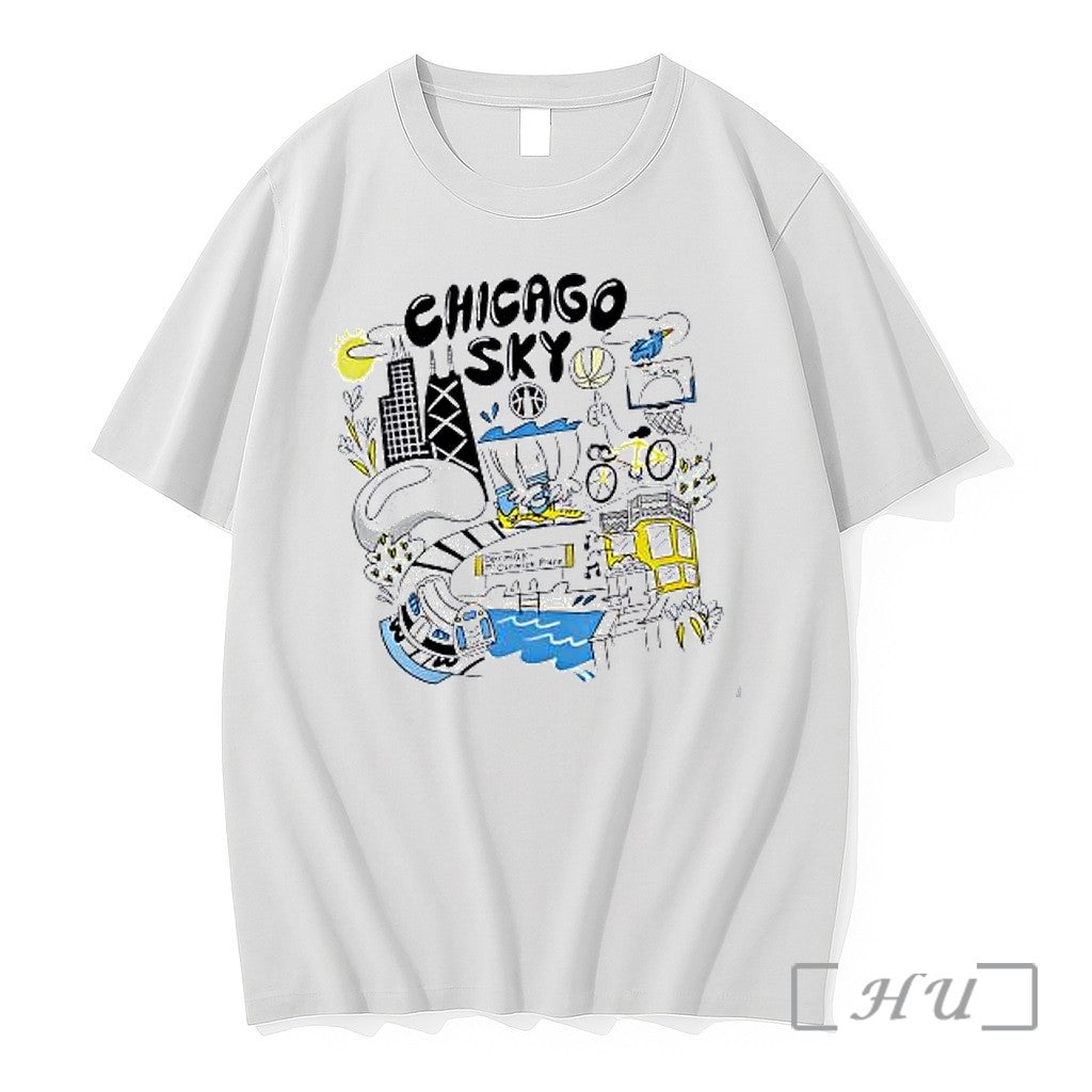 Officials Chicago Sky Chicago Skyline Train Basketball