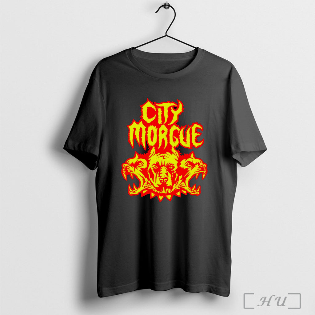 Officials City Morgue Logo T Shirt
