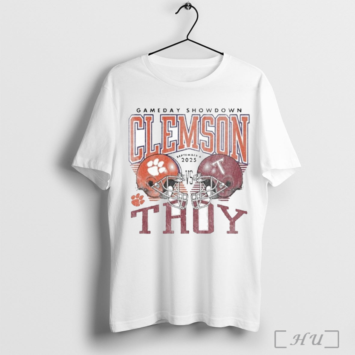 Officials Clemson Tigers Vs Troy Trojans 2025 Gameday Showdown Football T Shirt