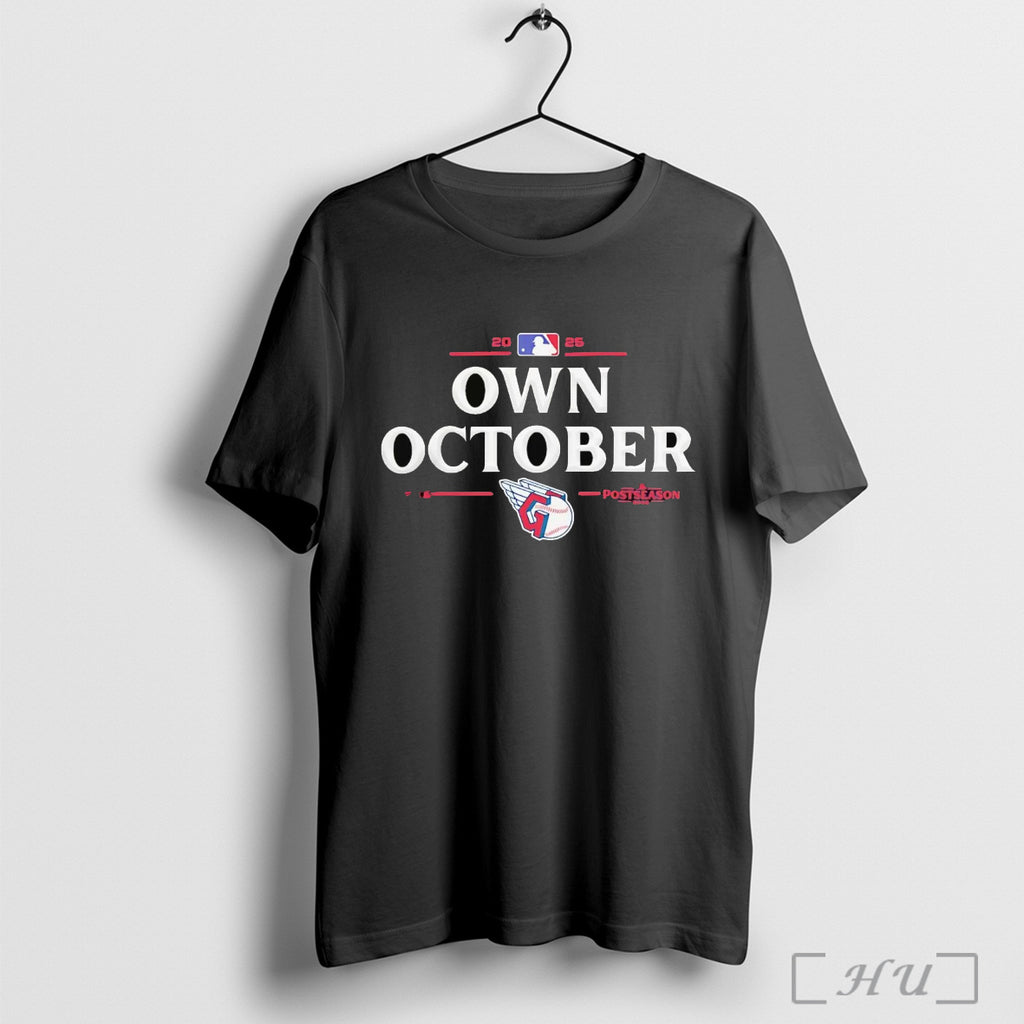 Officials Cleveland Guardians 2025 Mlb Postseason Own October T Shirt