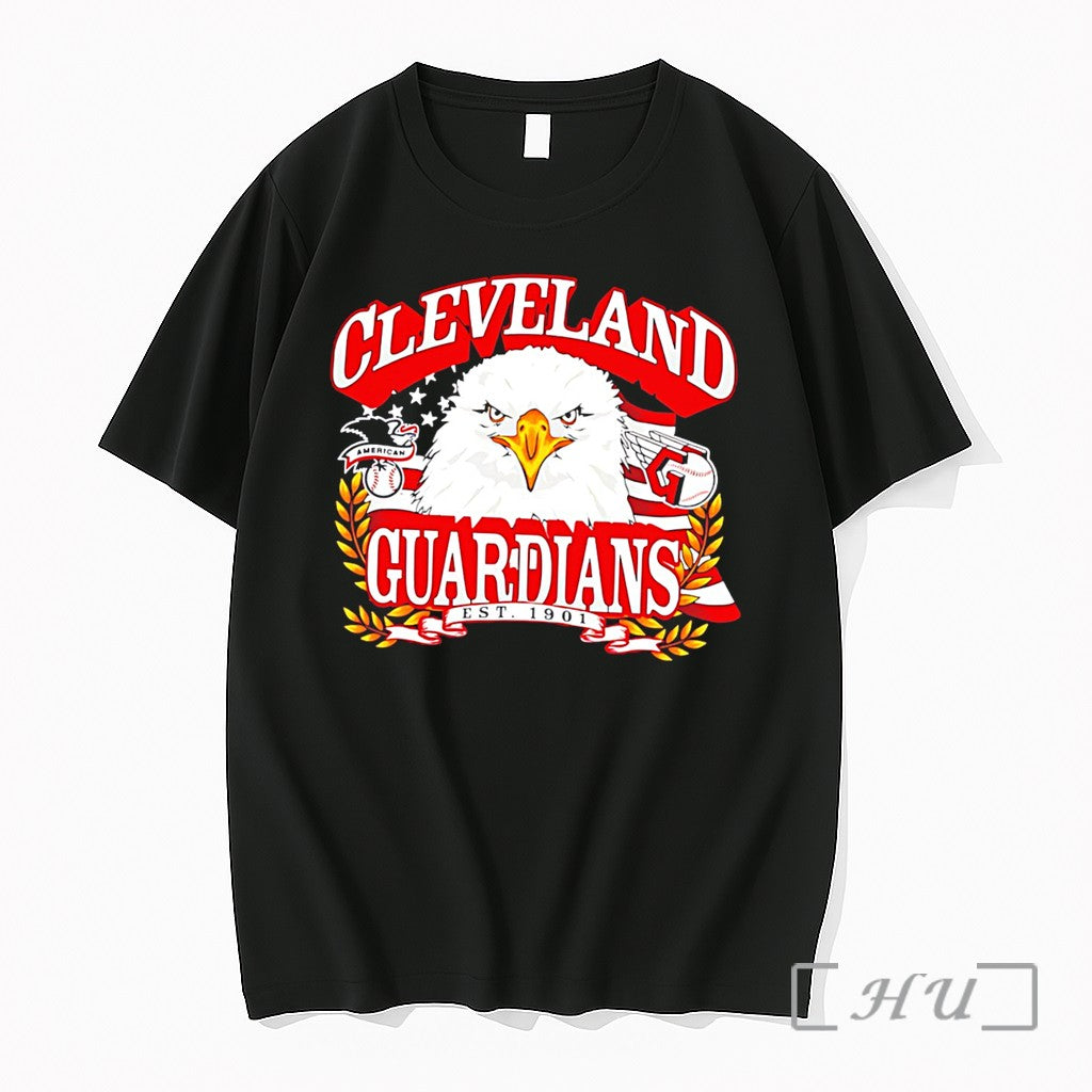 Officials Cleveland Guardians Americana Eagle Celebrating Americas 250th Tee