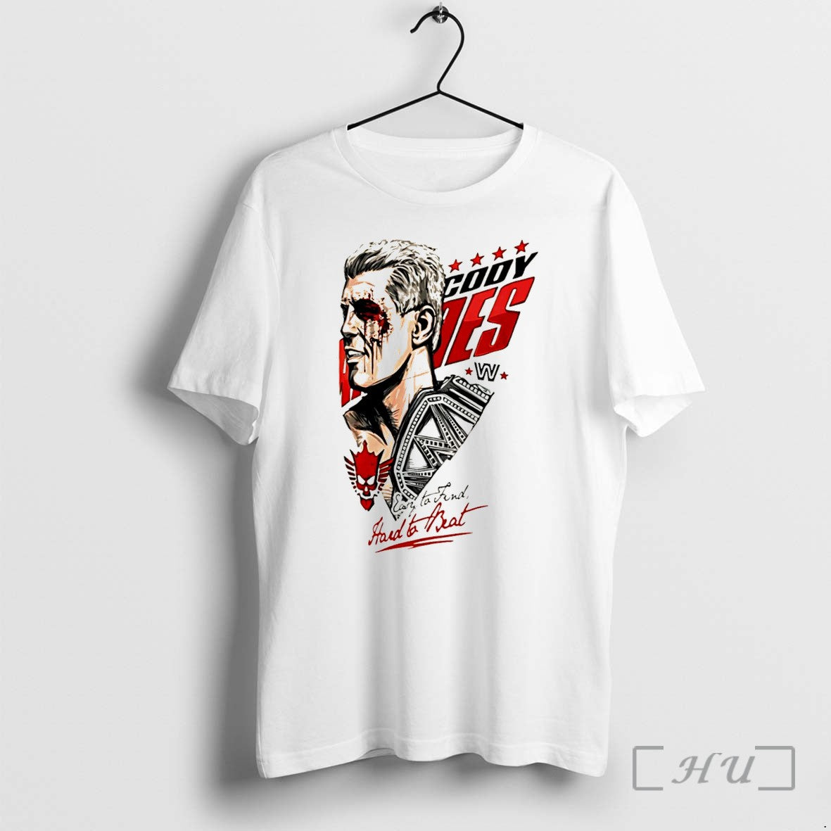 Officials Cody Rhodes Easy To Find Hard To Beat Wwe Tee Premium T Shirts Sweater
