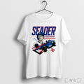 Officials Corey Seager Team Racing Texas Rangers Mlb Baseball Signature Painting T Shirt