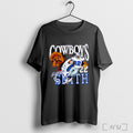 Officials Cowboys Emmitt Smith 22 Football Player Portrait T Shirt