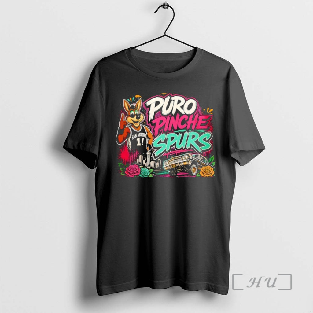 Officials Coyote Puro Pinche Spurs San Antonio Spurs Basketball Nba 2026 Premium T Shirts Sweater