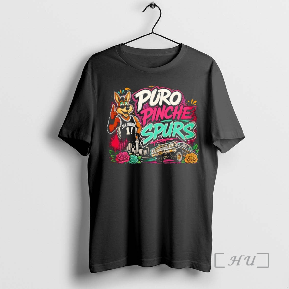 Officials Coyote Puro Pinche Spurs San Antonio Spurs Basketball Nba 2026 Premium T Shirts Sweater