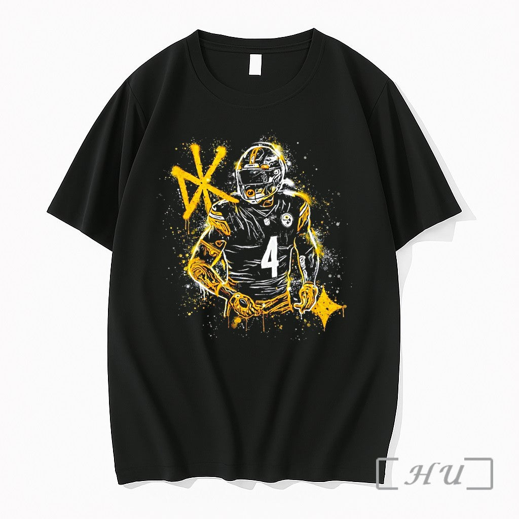 Officials Dk Metcalf Pittsburgh Steelers 4 Football Graffiti