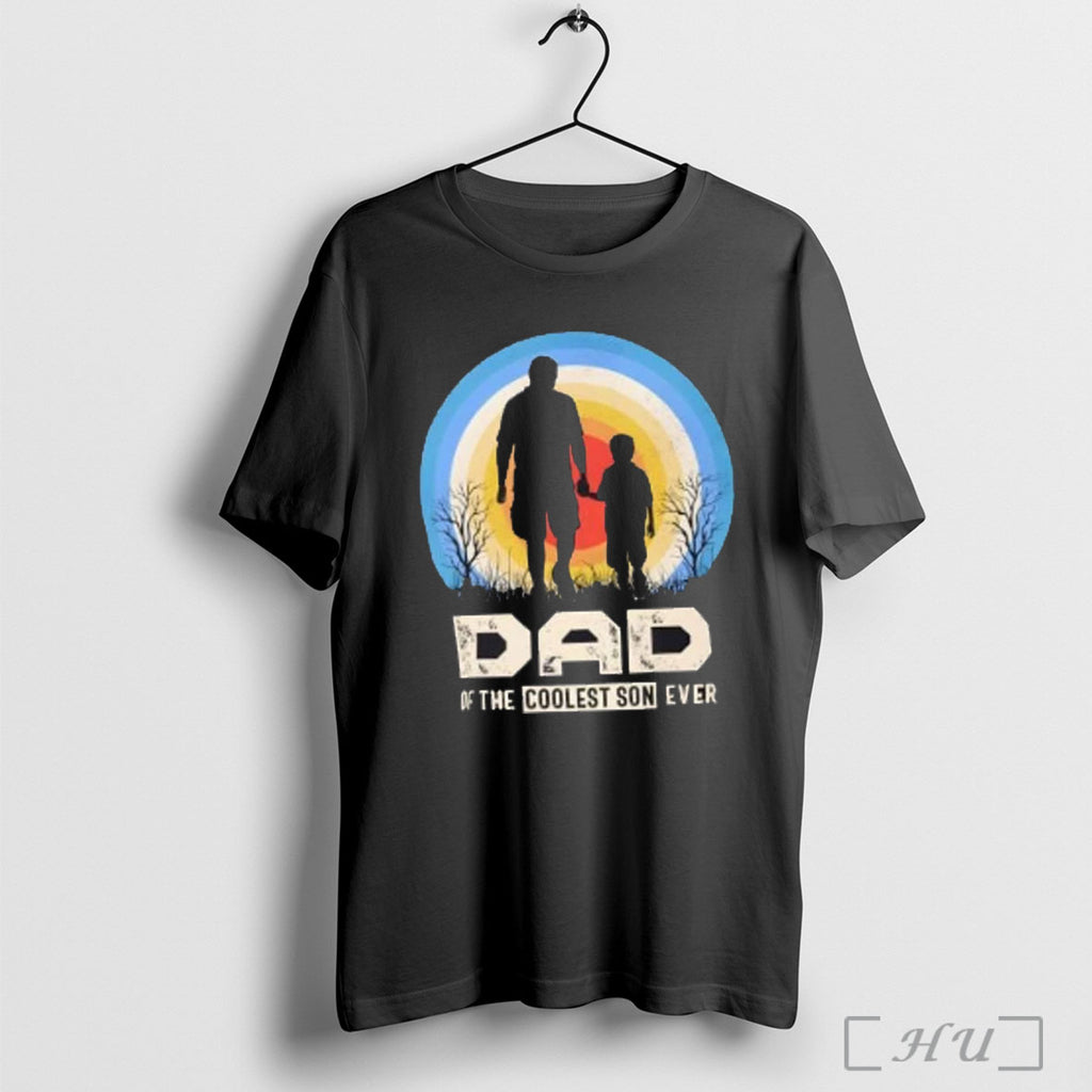 Officials Dad Of The Coolest Son Ever Retro T Shirt