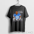 Officials Detroit Lions 20 Barry Sanders Football Player T Shirt