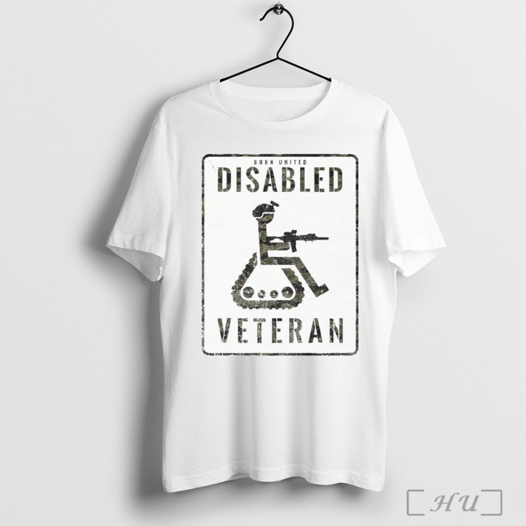 Officials Disabled Veteran Born United T Shirt