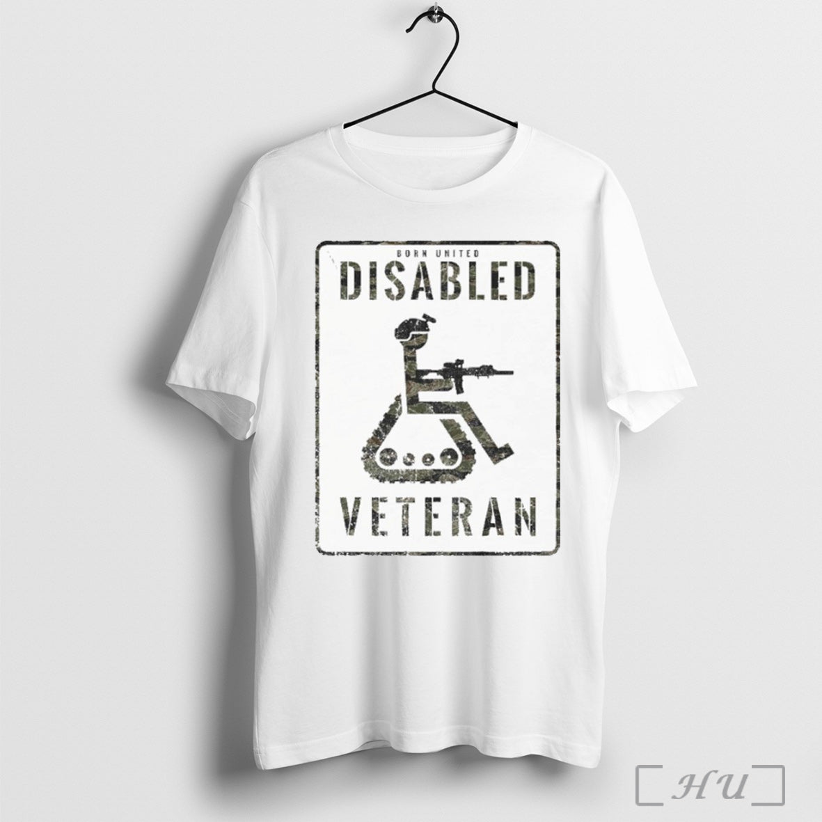 Officials Disabled Veteran Born United T Shirt