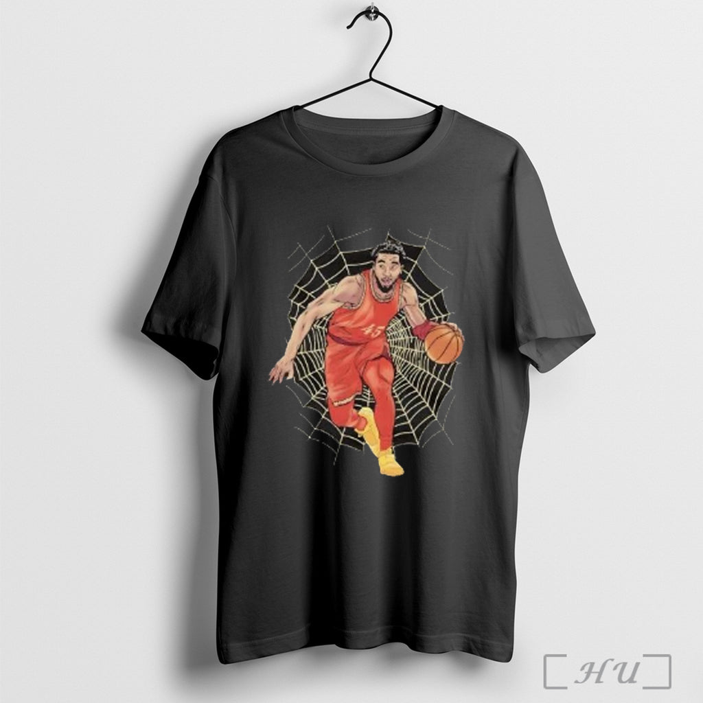 Officials Donovan Mitchell Spida Dribbling Cleveland Cavaliers T Shirt