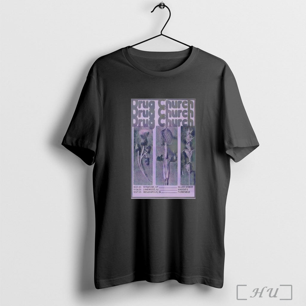 Officials Drug Church Tour Europe And Uk Tour 2025 T Shirt