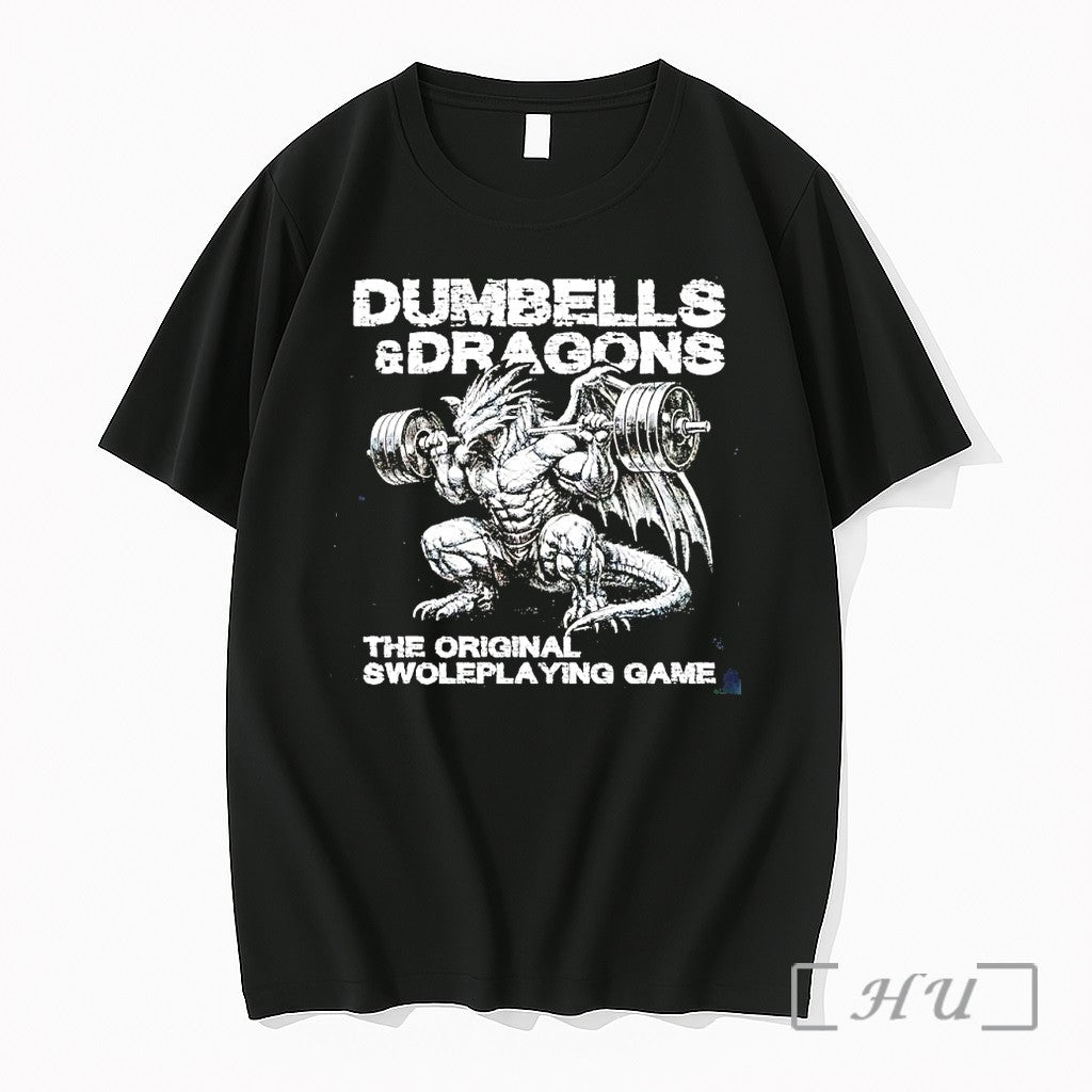 Officials Dumbbells And Dragons The Woleplaying Game Weightlifting Dragon