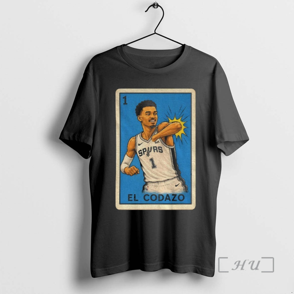 Officials El Codazo Victor Wembanyama San Antonio Spurs Basketball Nba Card Premium T Shirts Sweater