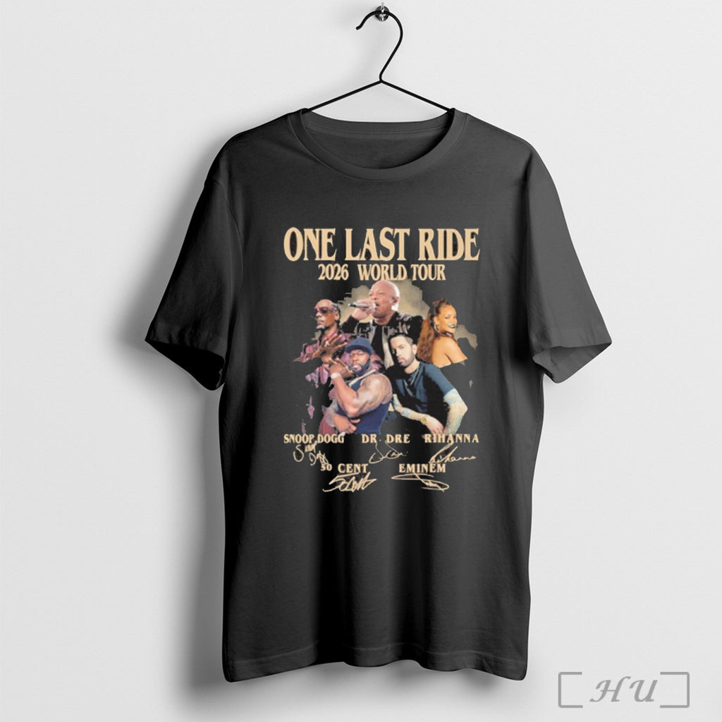 Officials Eminem One Last Ride 2026 World Tour T Shirt