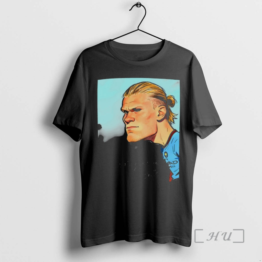 Officials Erling Haaland Cartoon Manchester City Football Stay Humble Eh