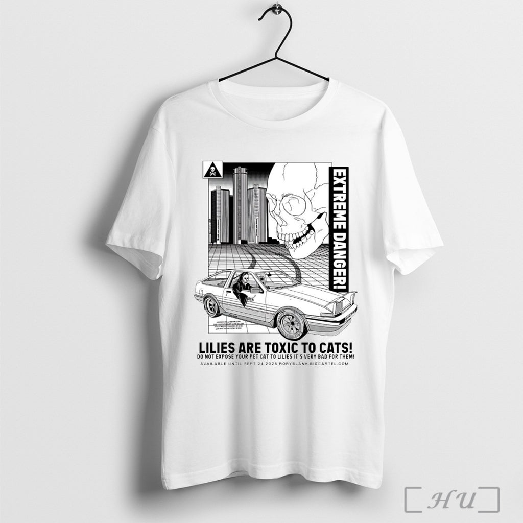 Officials Extreme Danger Lilies Are Toxic To Cats T Shirt