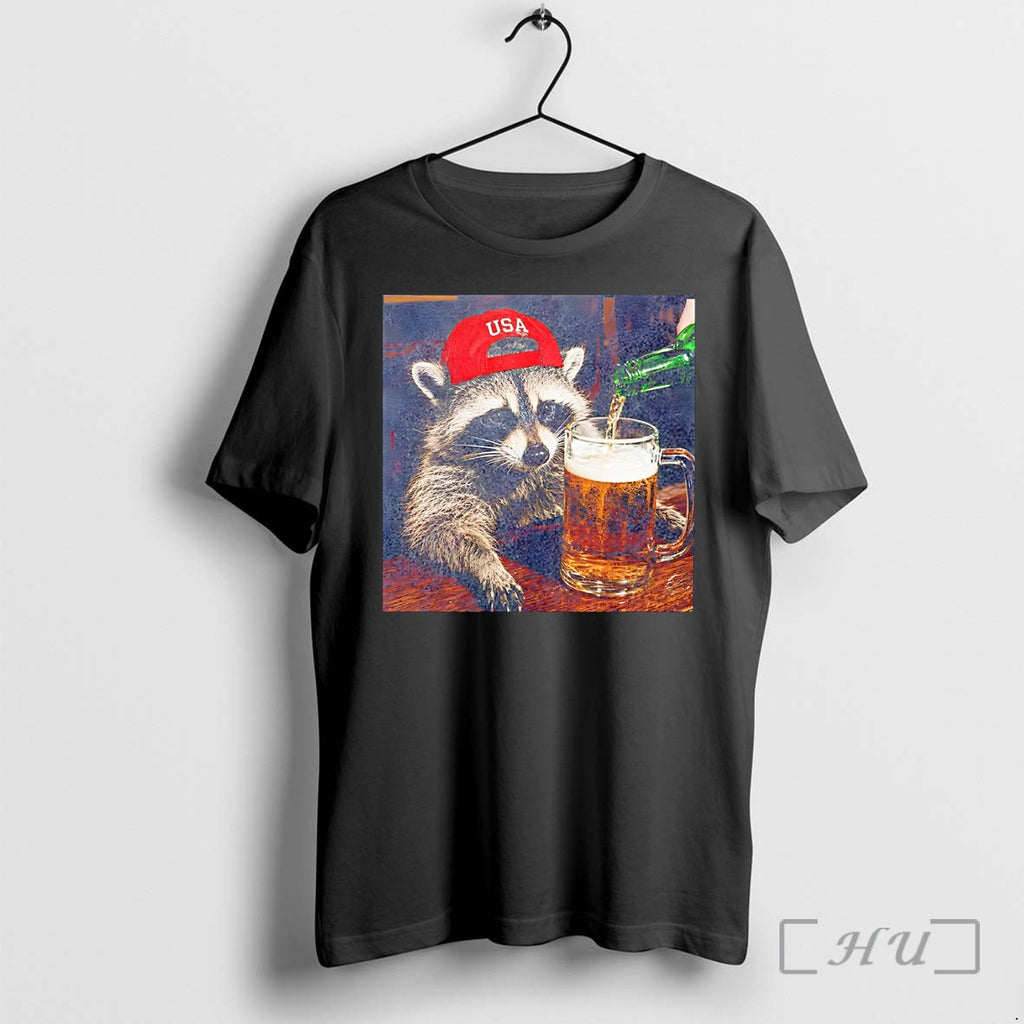 Officials Funny Raccoon Beer Patriotic Usa 4th Of July 2026