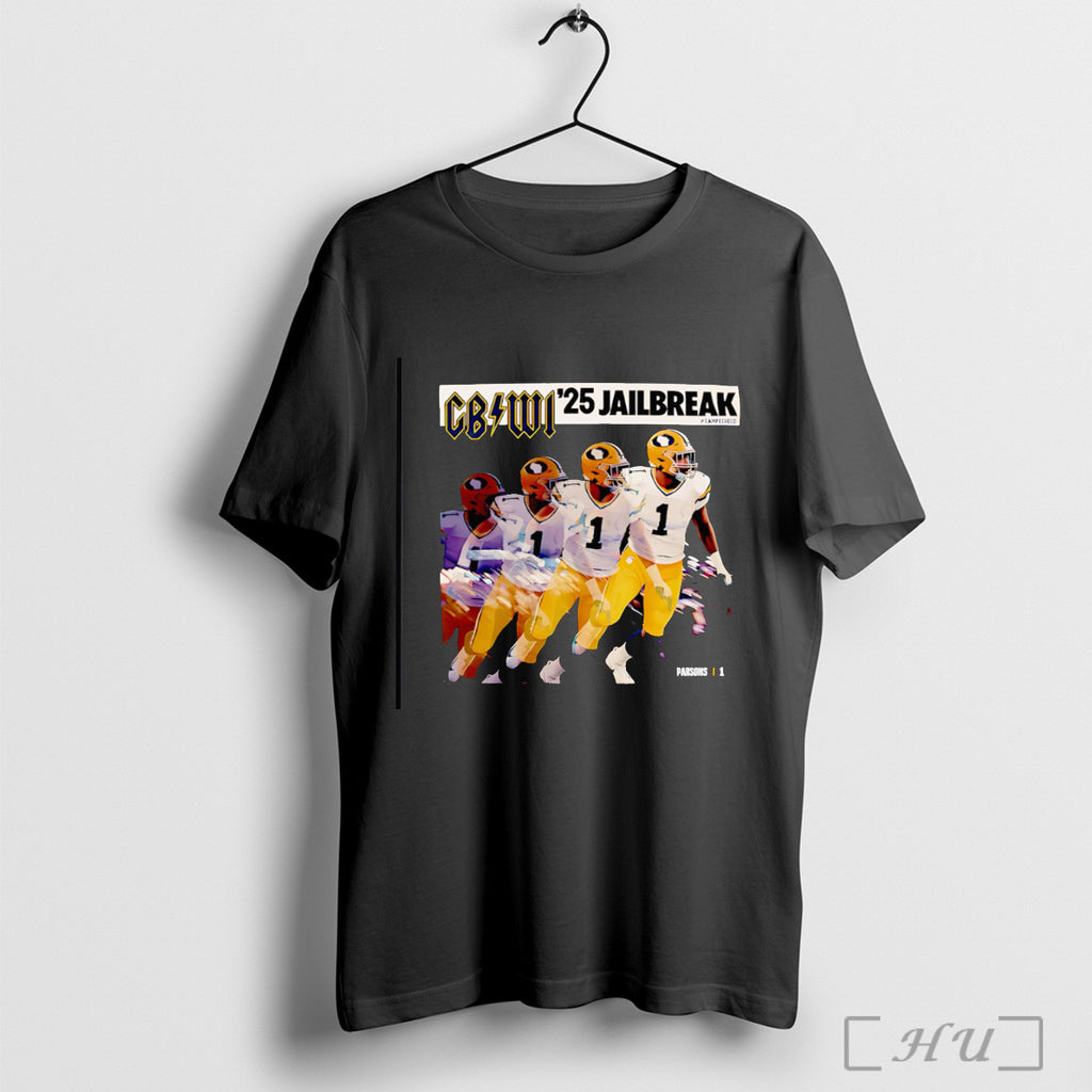 Officials Gb Wi Parsons Jailbreak T Shirt