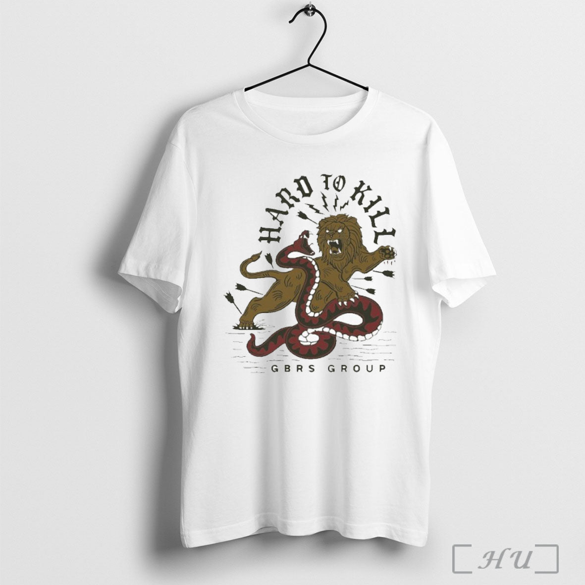 Officials Gbrs Group Hard To Kill Lion Snake T Shirt