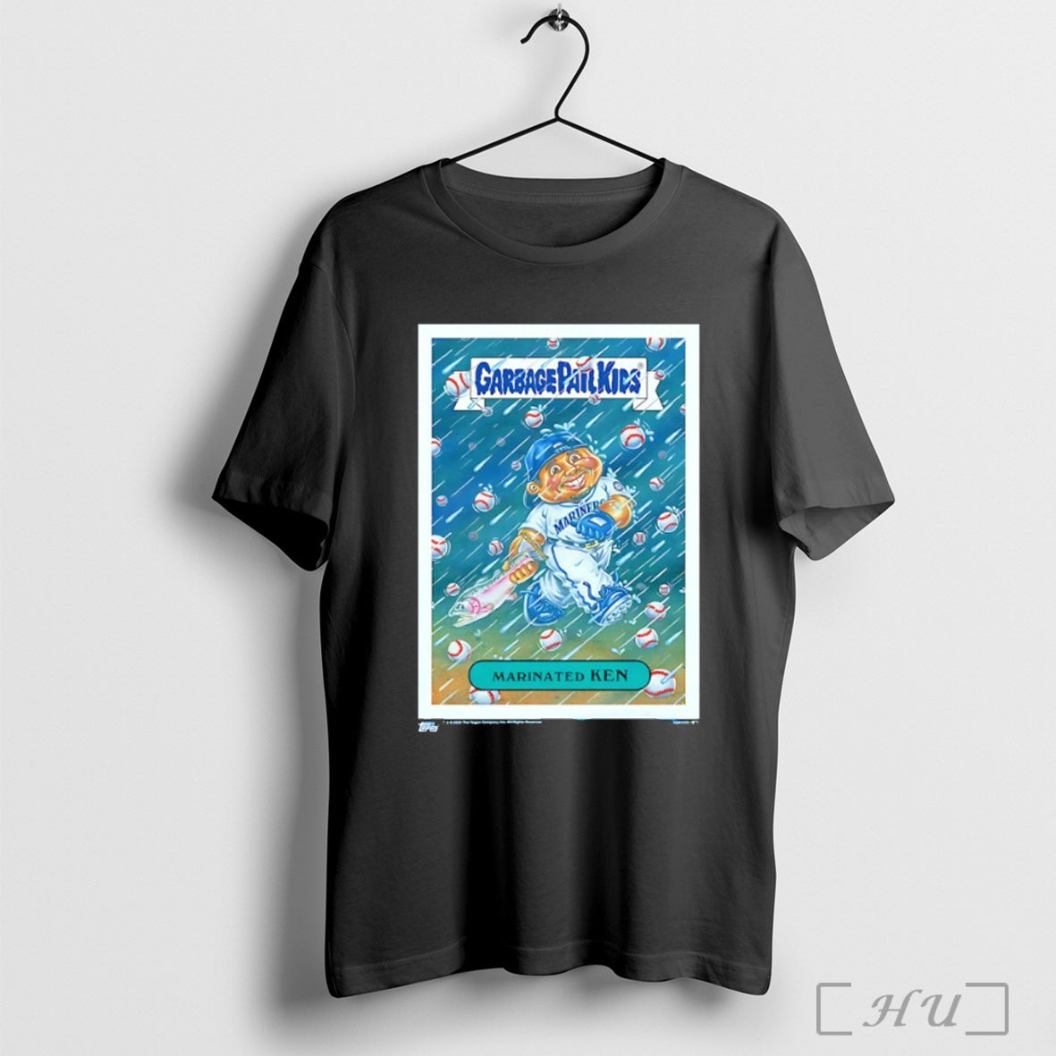 Officials Garbage Pail Kids X Seattle Mariners Marinated Ken T Shirt