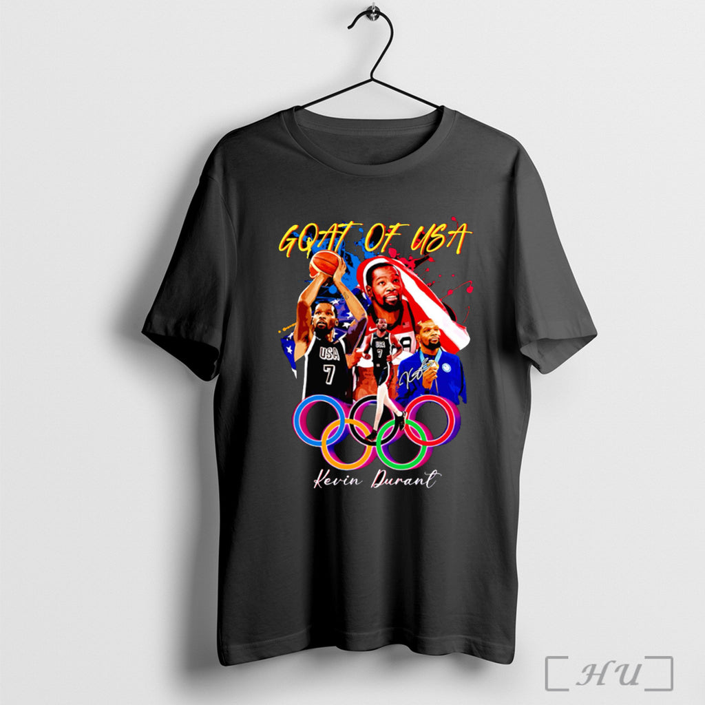 Officials Goat Of Usa Kevin Durant Graphic T Shirt