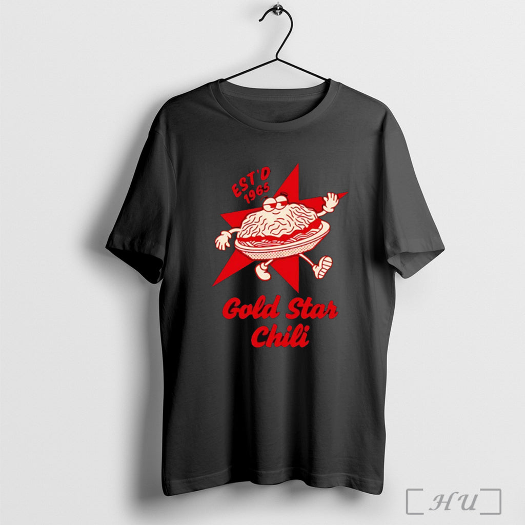 Officials Gold Star Chili 60th Anniversary Estd 1965 Brain T Shirt