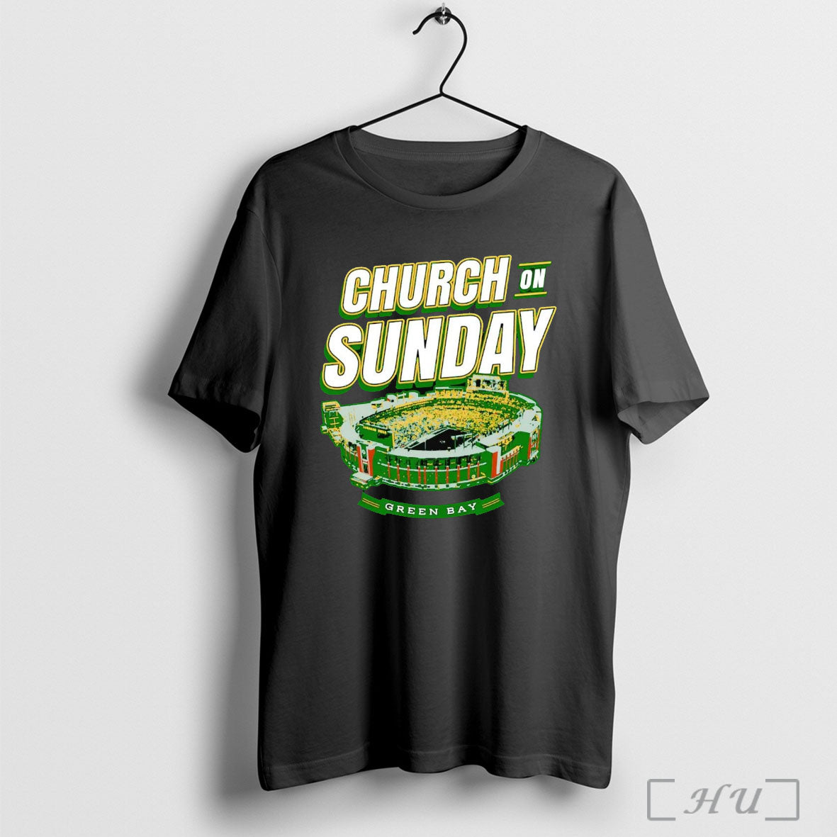 Officials Green Bay Packers Church On Sunday Stadium T Shirt