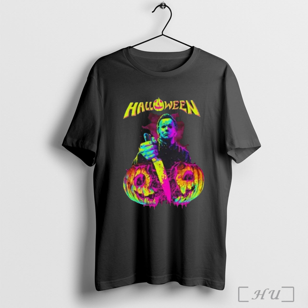 Officials Halloween Michael Myers Bloody Harvest T Shirt