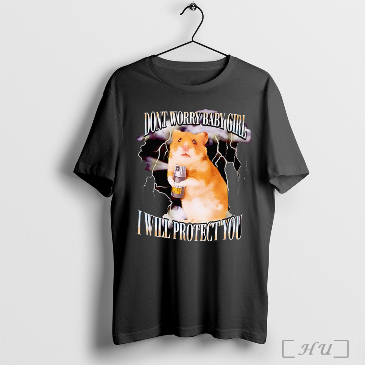 Officials Hamster Dont Worry Baby Girl I Will Protect You T Shirt