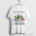 Officials Have Yourself Merry Little Christmas Pooh And Friends T Shirt