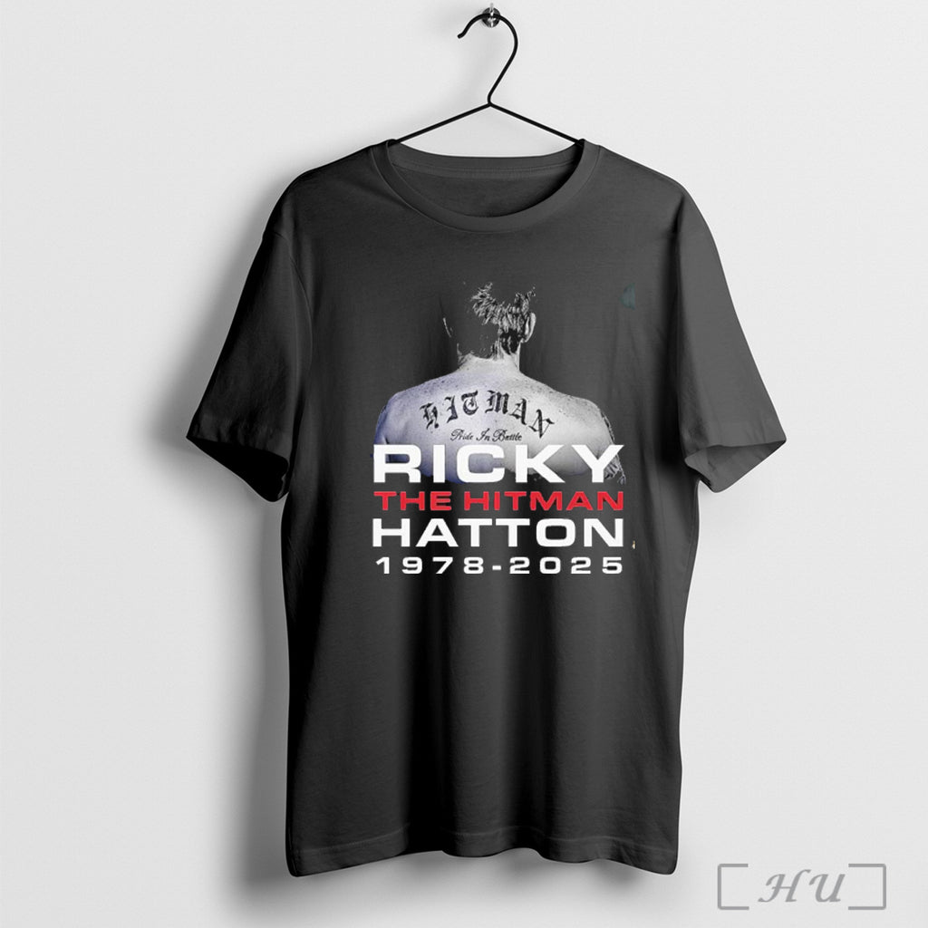 Officials Hitman Pride In Battle Ricky Hatton 1978 2025 T Shirt