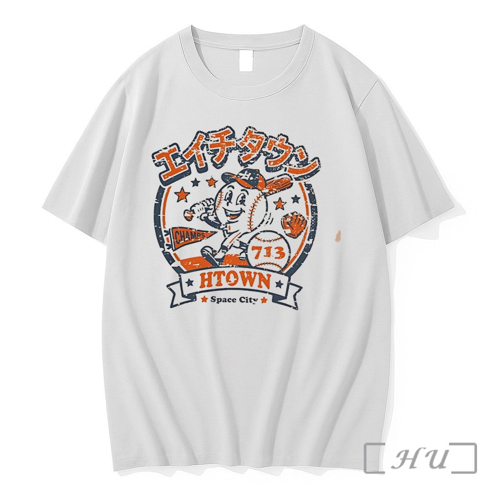 Officials Houston Astros Htown Katakana Space City Tee