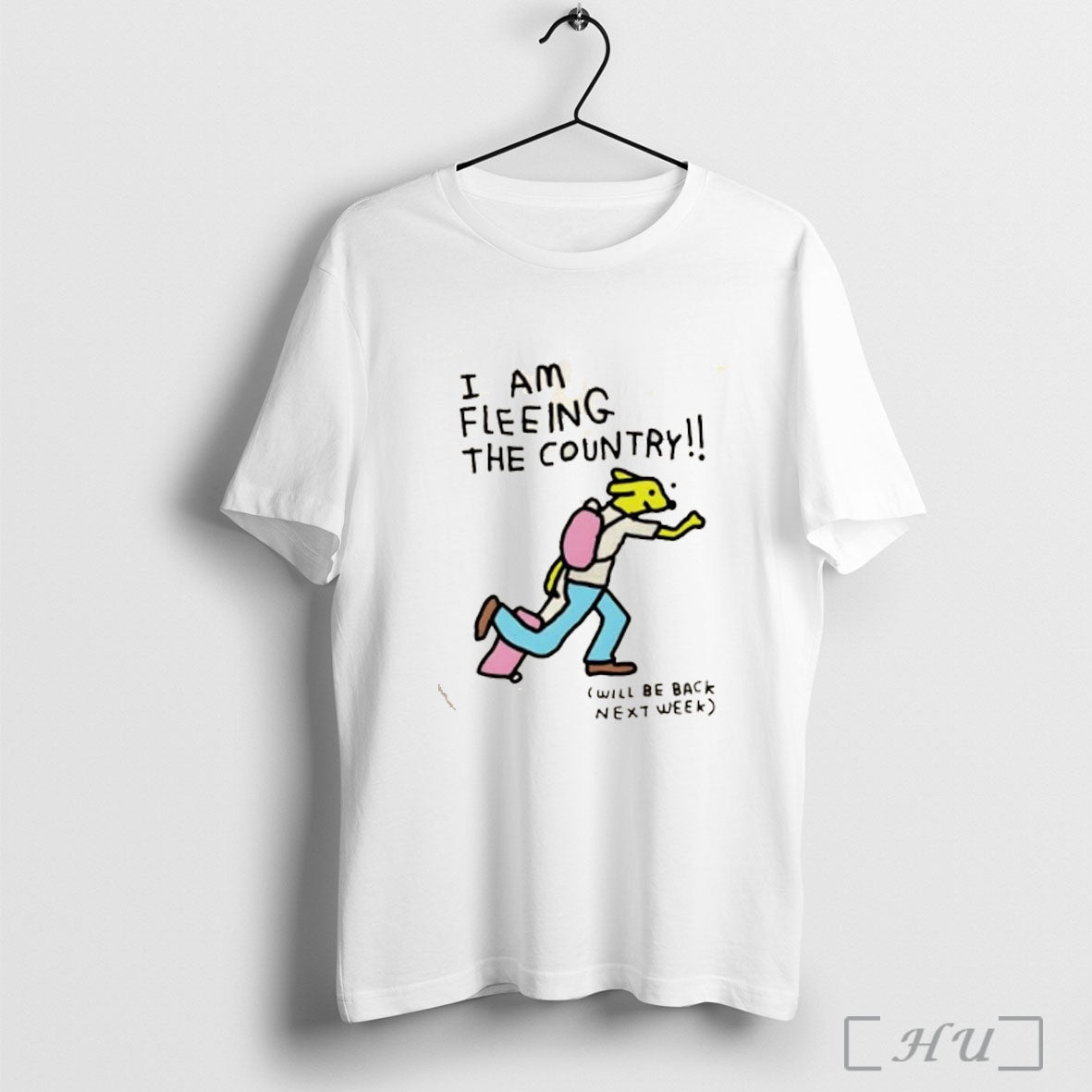Officials I Am Fleeing The Country Will Be Back Next Week T Shirt