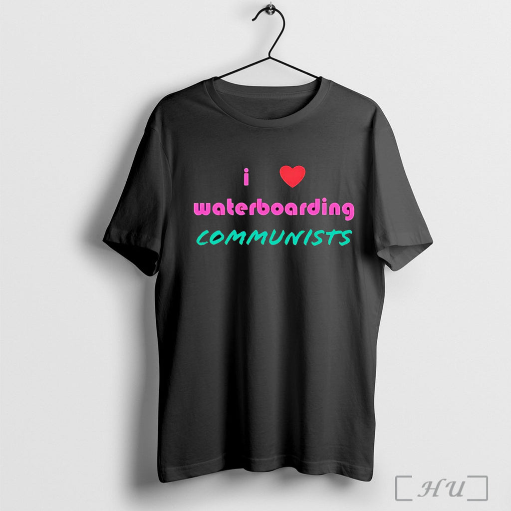 Officials I Love Waterboarding Communists T Shirt