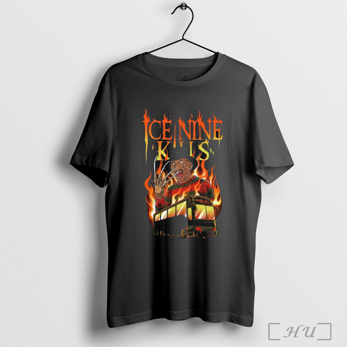 Officials Ice Nine Kills Freddy Krueger Kim Dracula Halloween 2025 T Shirt