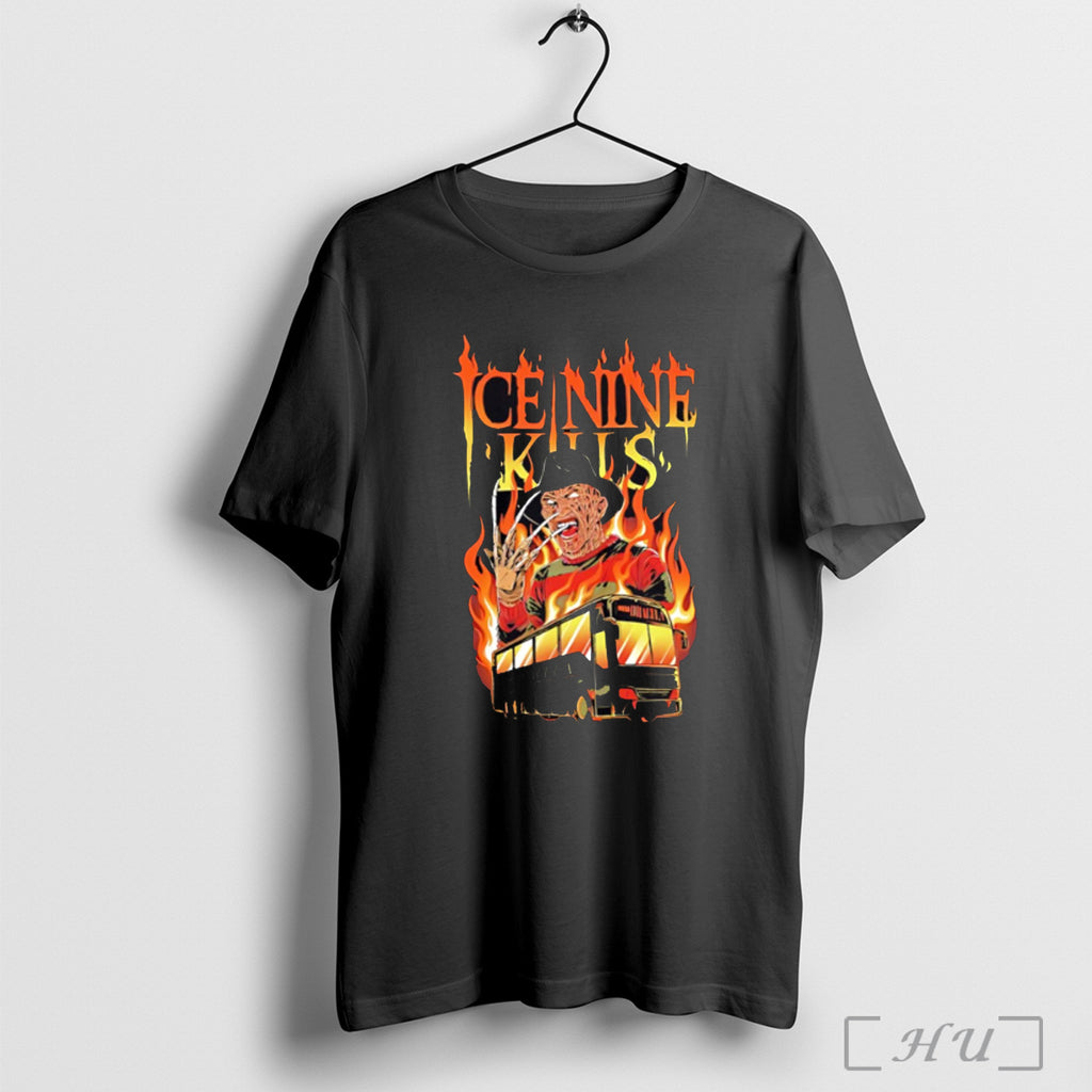 Officials Ice Nine Kills Monters Fiery Halloween T Shirt